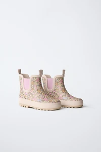 FLORAL RAIN BOOTS