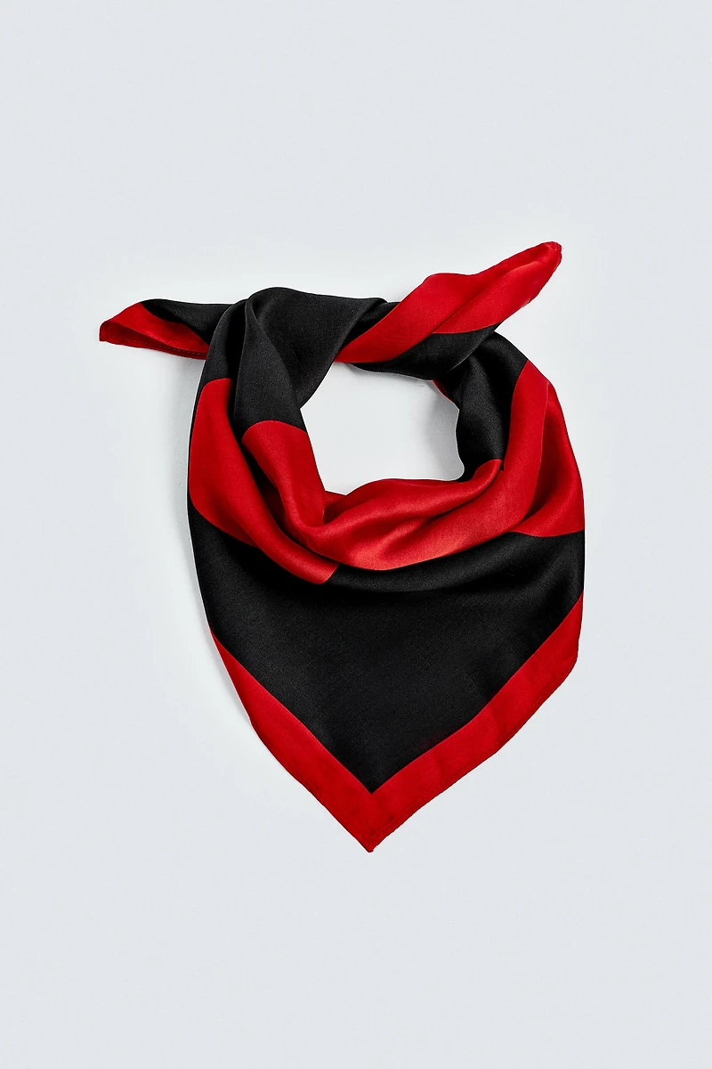 MICKEY MOUSE SILHOUETTE SCARF HARRY LAMBERT FOR ZARA X DISNEY