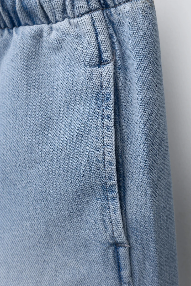 JEAN LARGE À CORDONS