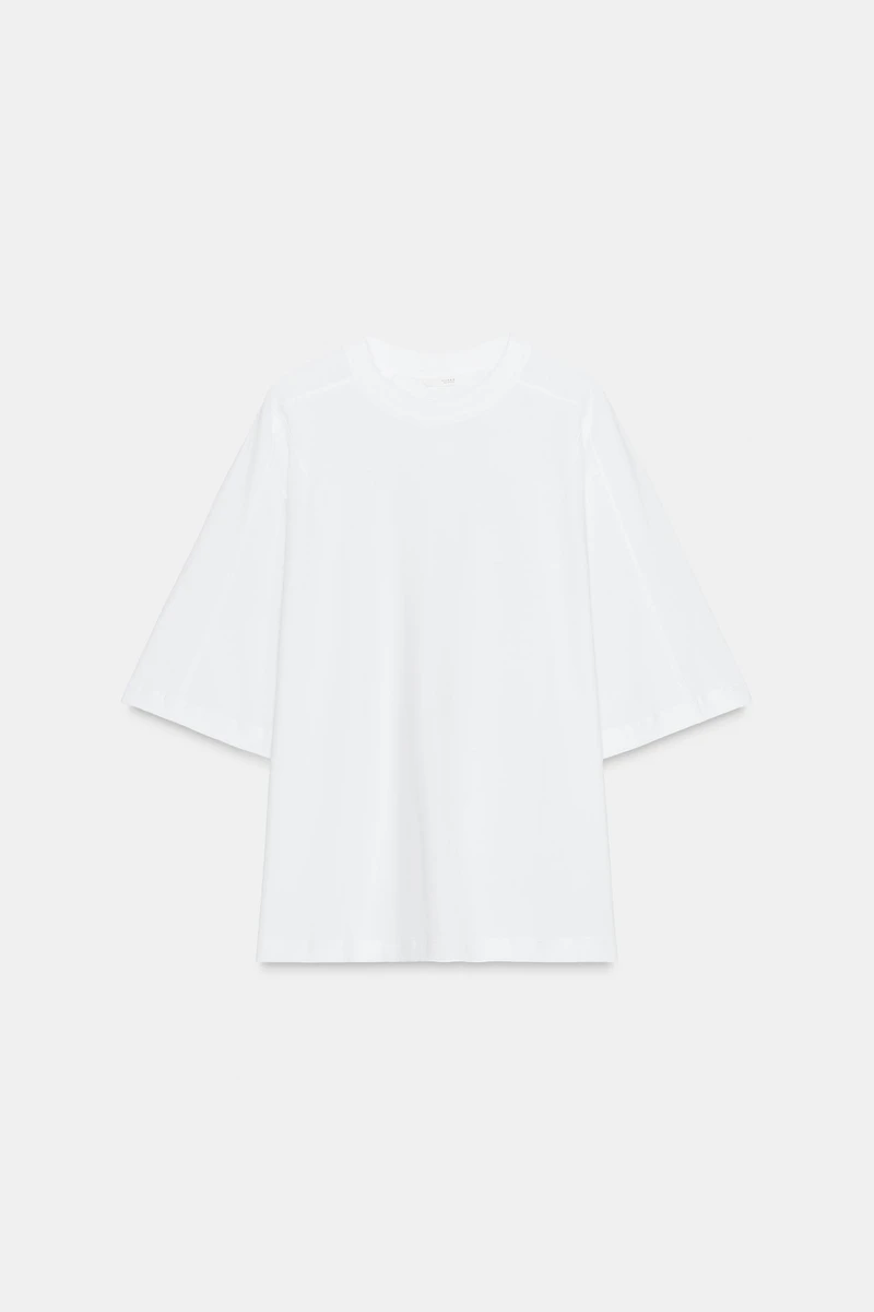 BOXY FIT T-SHIRT WITH LABEL
