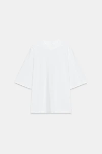 BOXY FIT T-SHIRT WITH LABEL