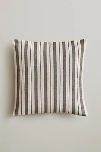 STRIPED THROW PILLOW COVER