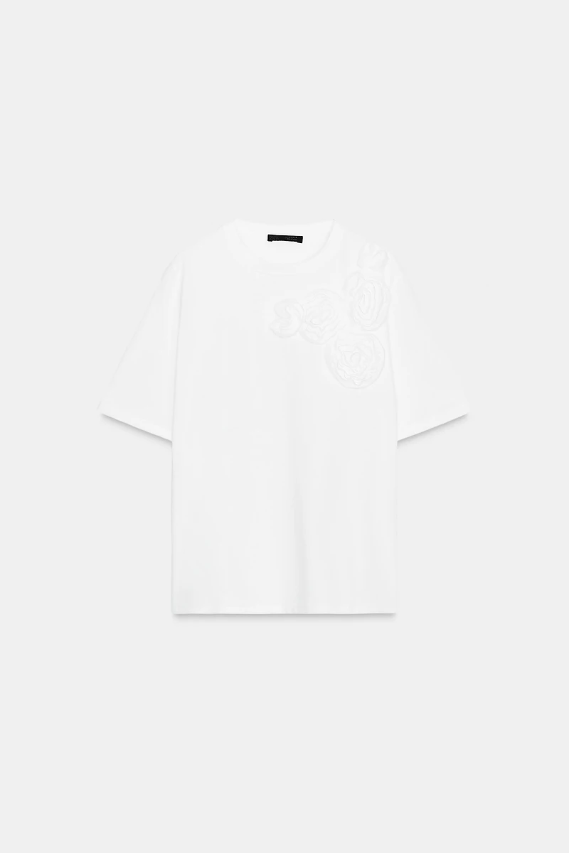 FLORAL VOLUME T-SHIRT