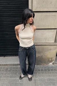 LACE RIB TOP