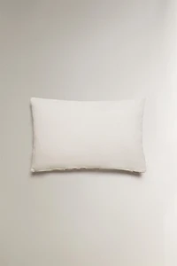 HOUSSE DE COUSSIN BRODERIE FEUILLES