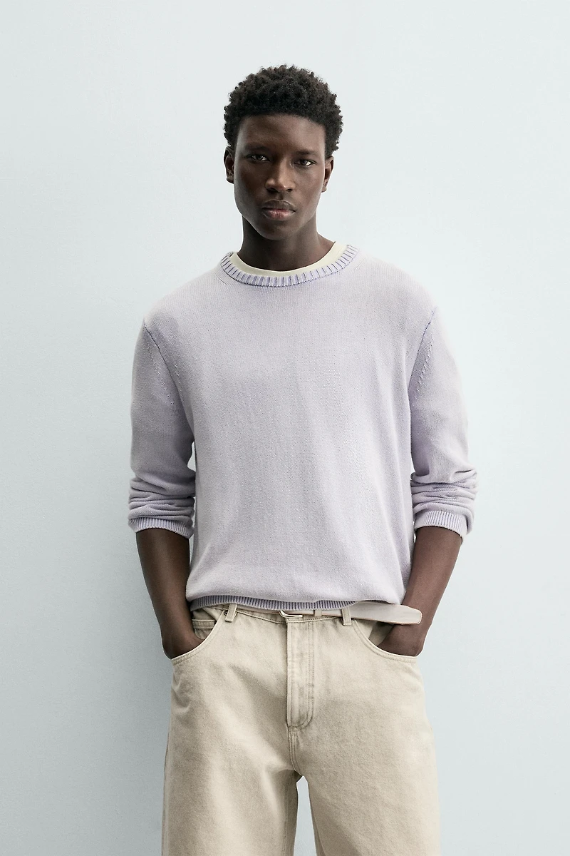 RELAXED FIT COTTON JUMPER