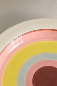 PLAT CÉRAMIQUE CERCLES X COLLAGERIE