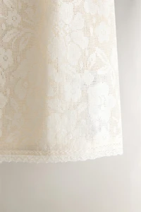 FLORAL LACE COTTON TOP