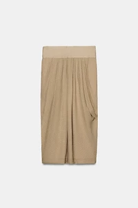 JUPE DRAPÉE IMPRIMÉE ZW COLLECTION