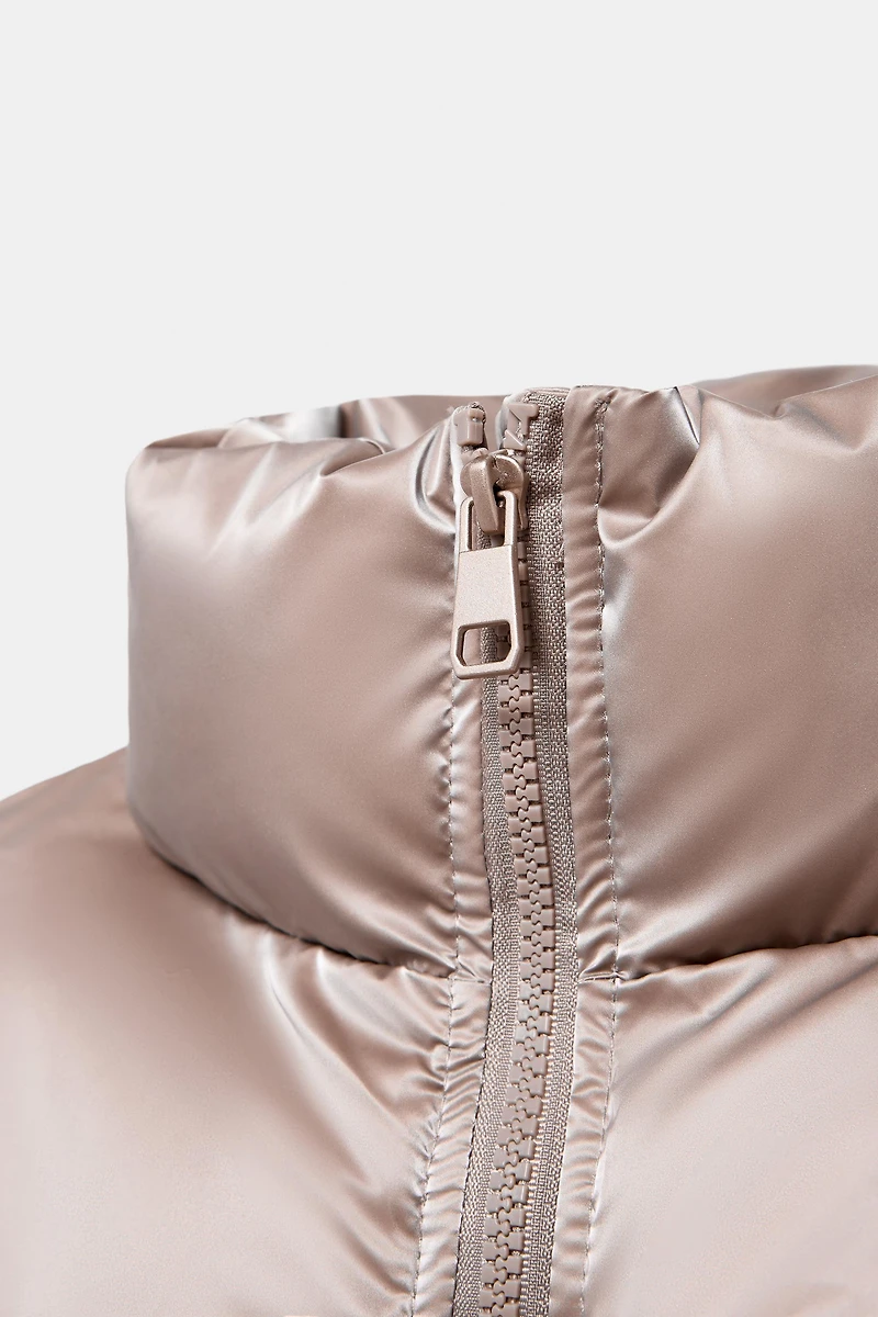 ANORAK EFFET BRILLANT DÉPERLANT COUPE-VENT