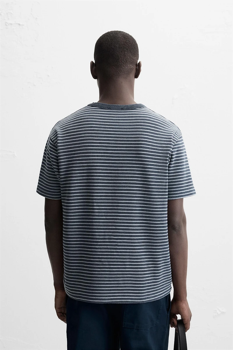 SWEAT JACQUARD RAYÉ