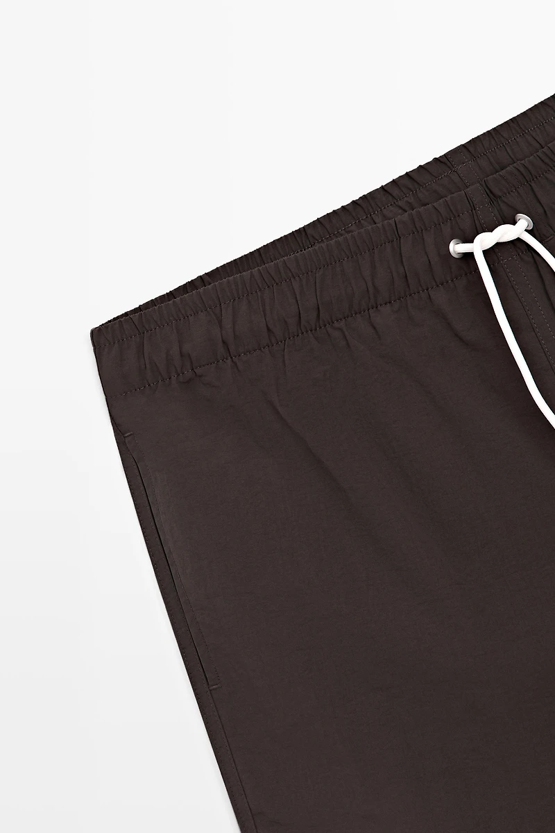 Solid Swim Trunks