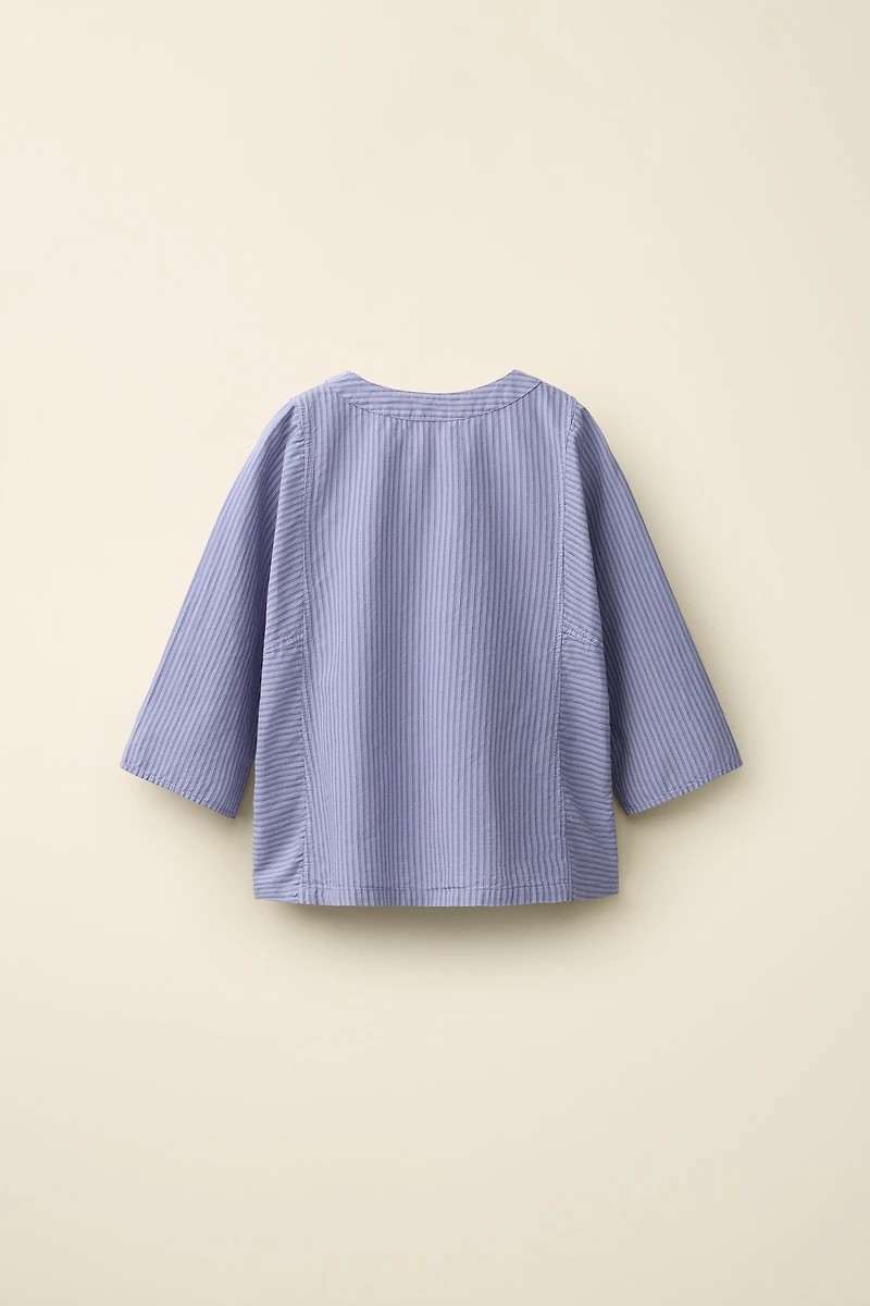 MANDARIN COLLAR SHIRT CREATED BY CARAMEL LONDON X ZARA