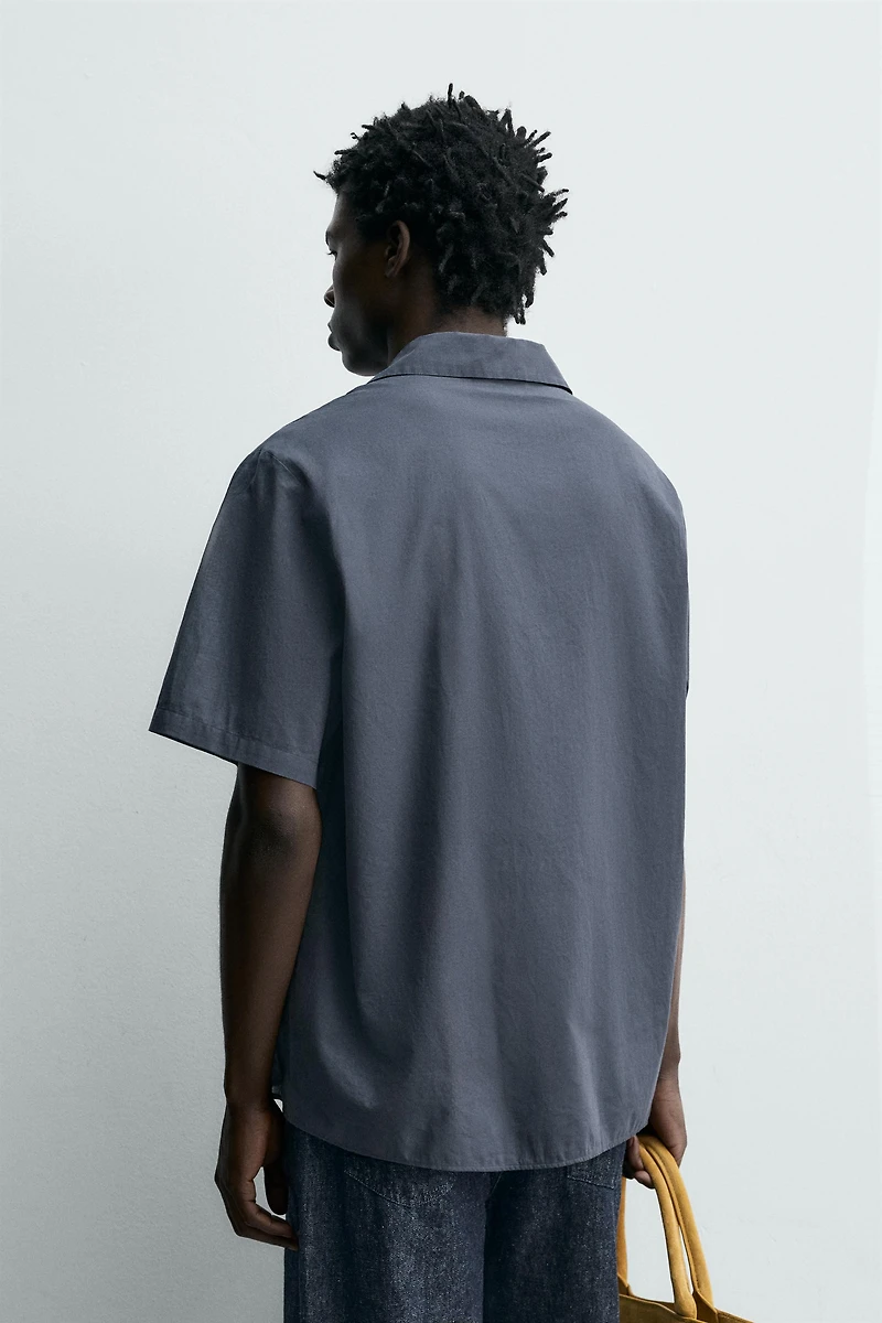 CHEMISE REGULAR FIT VOILE COTON