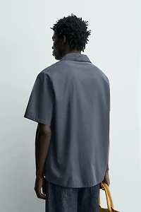 CHEMISE REGULAR FIT VOILE COTON