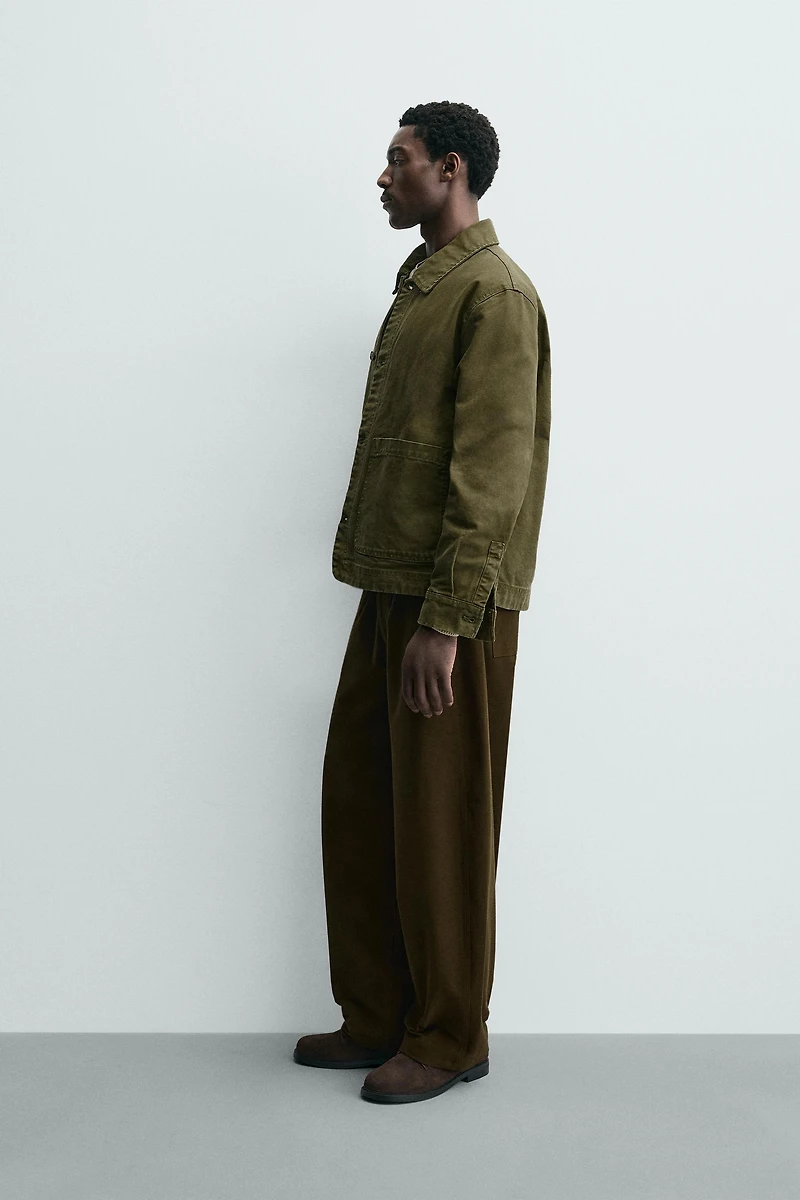 RELAXED FIT POCKET OVERSHIRT