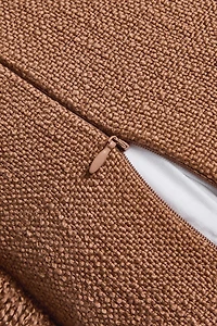 FRINGED THROW PILLOW COVER