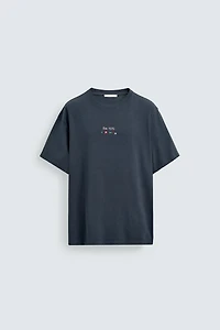 NAUTICAL EMBROIDERED POCKET T-SHIRT
