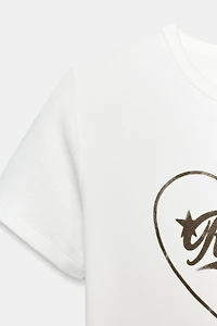 SHORT SLEEVE T-SHIRT WITH TEXT