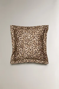 SATEEN PILLOWCASE WITH ANIMAL PRINT