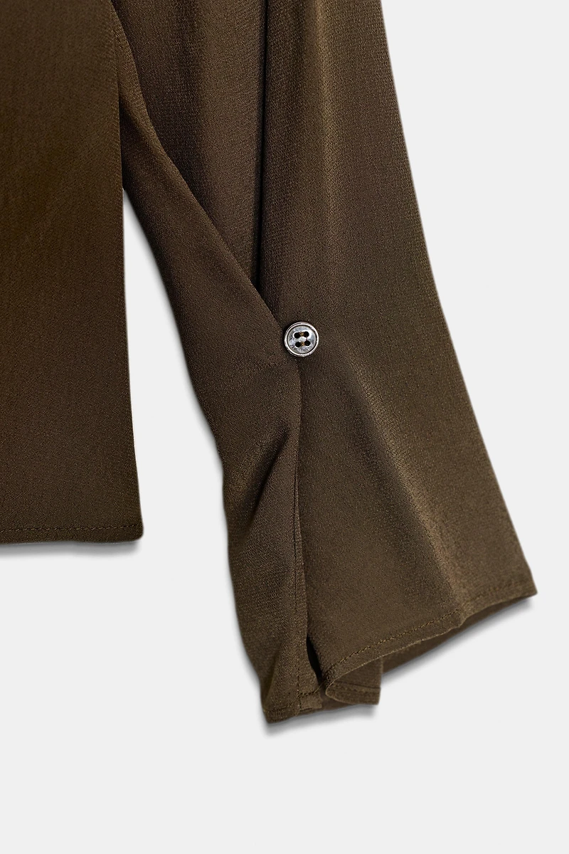 DRAPED FLOWY BLOUSE ZW COLLECTION