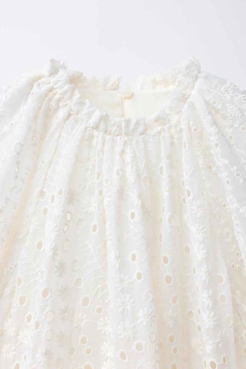 EMBROIDERED FLORAL DRESS