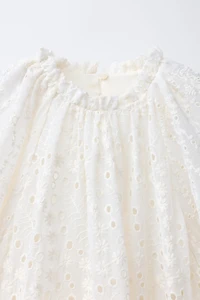 EMBROIDERED FLORAL DRESS