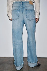 ZW COLLECTION LOW-RISE BAGGY JEANS