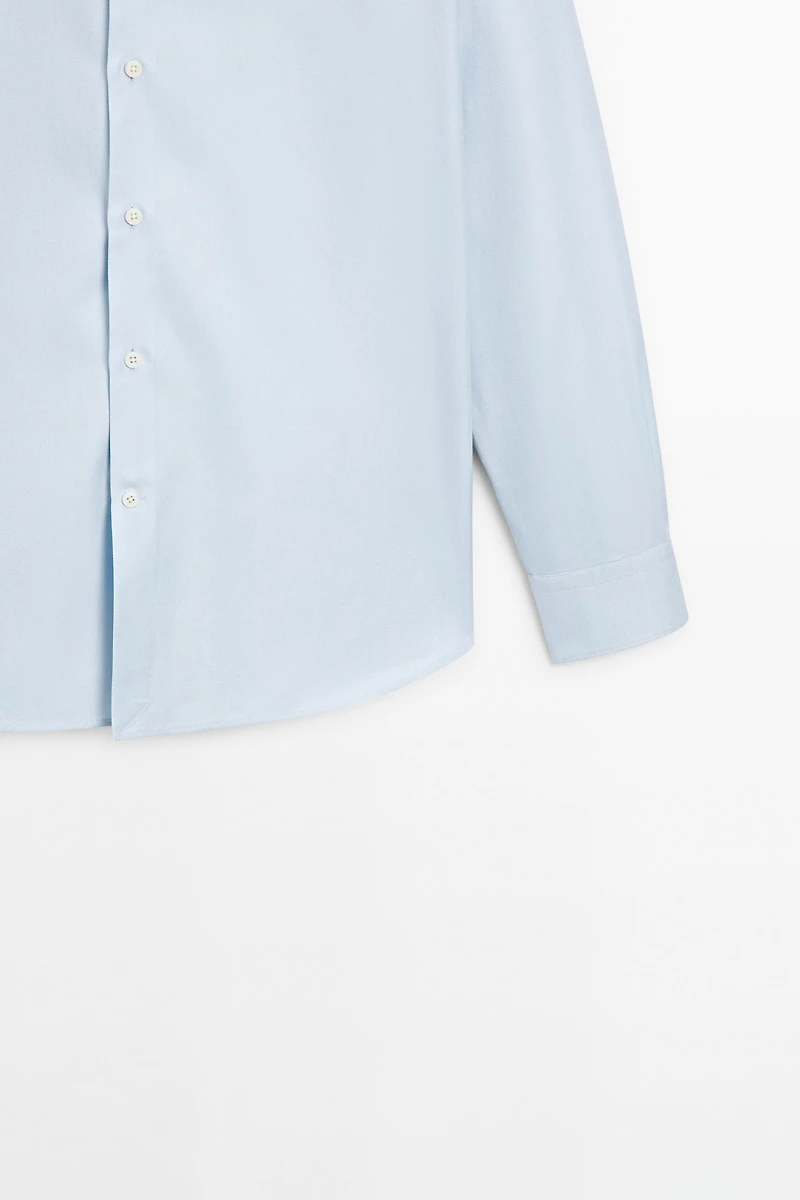 Slim fit 100% cotton Oxford shirt