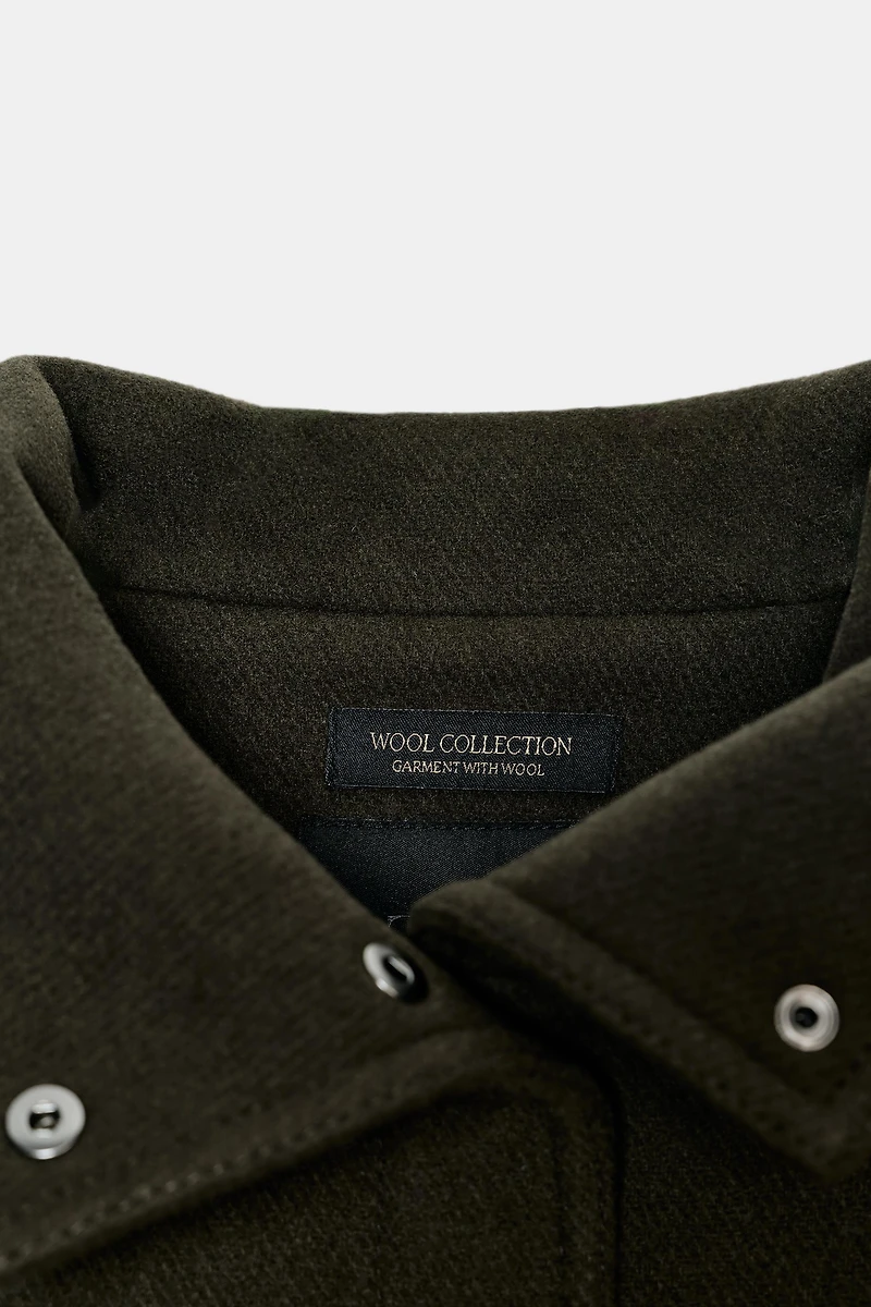 BLOUSON BOMBER MINIMAL AVEC LAINE ZW COLLECTION