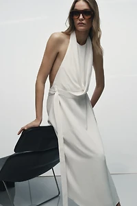 FLOWY HALTER DRESS ZW COLLECTION