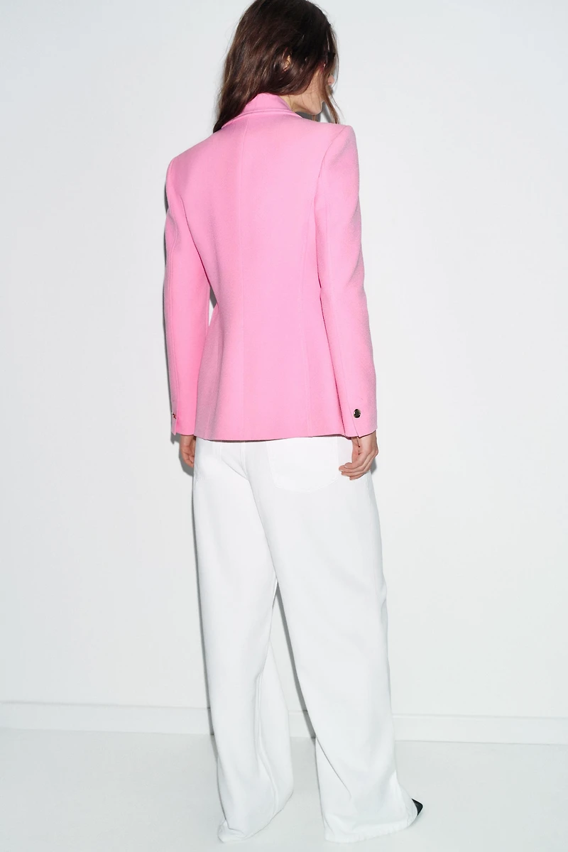 TAILORED BLAZER WITH SHOULDER PADS