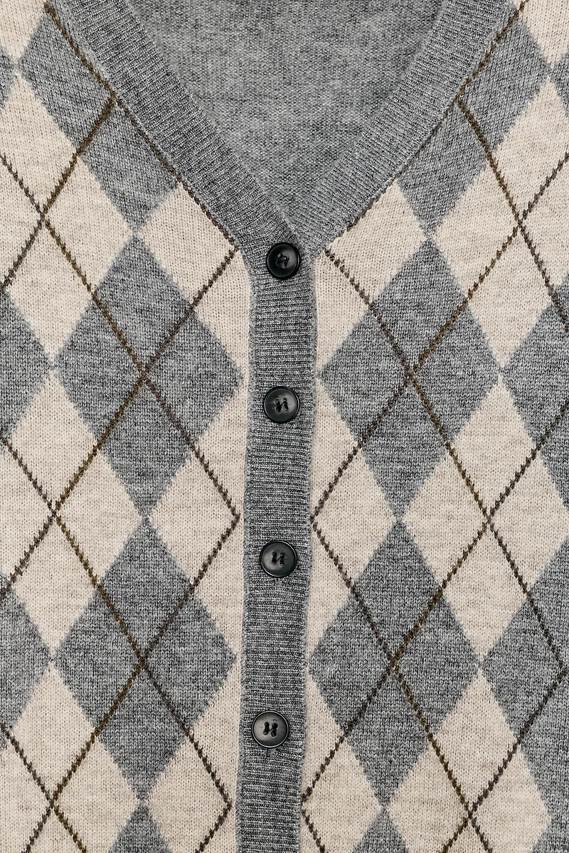 DIAMOND WOOL JACKET
