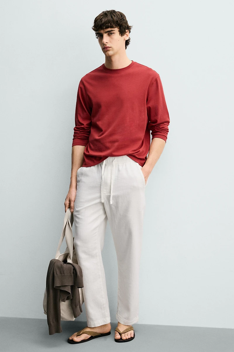 PANTALON RELAXED FIT STRUCTURÉ