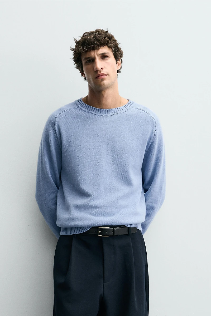 PULL EN COTON - CACHEMIRE