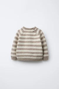 STRIPED KNIT JUMPER