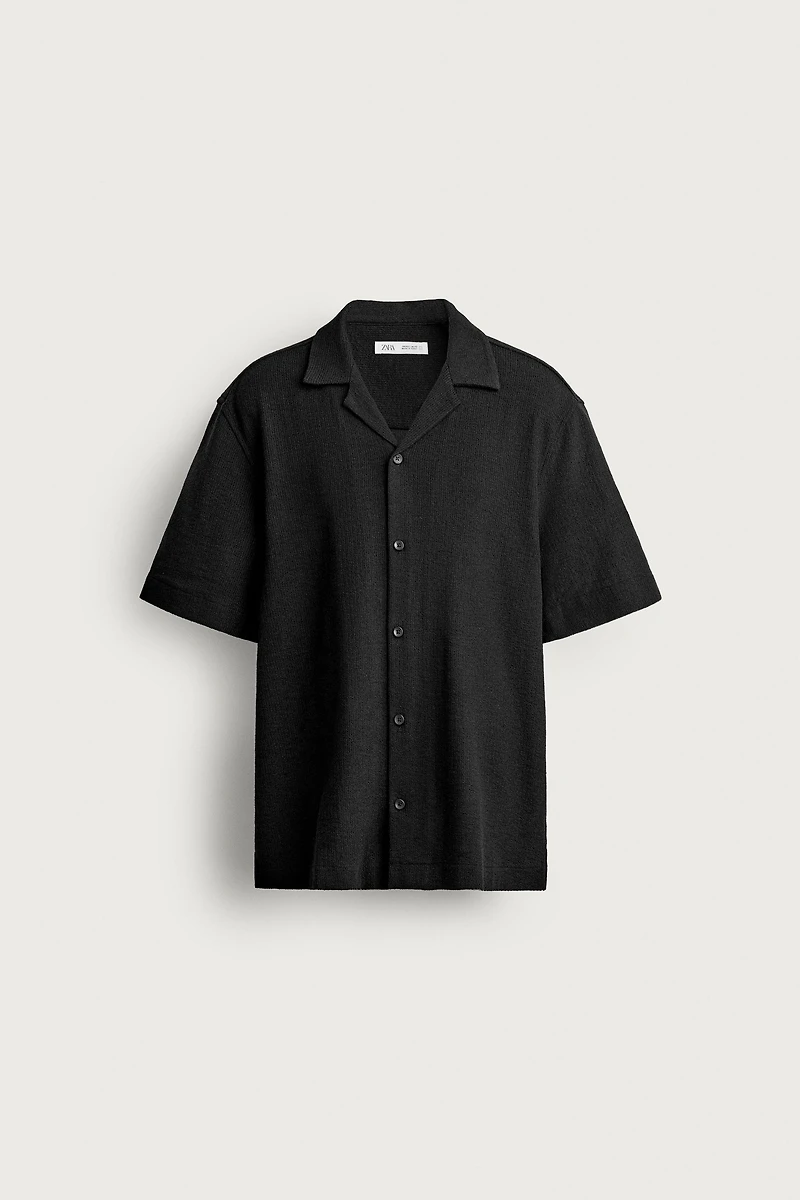 TEXTURED WEAVE SHIRT