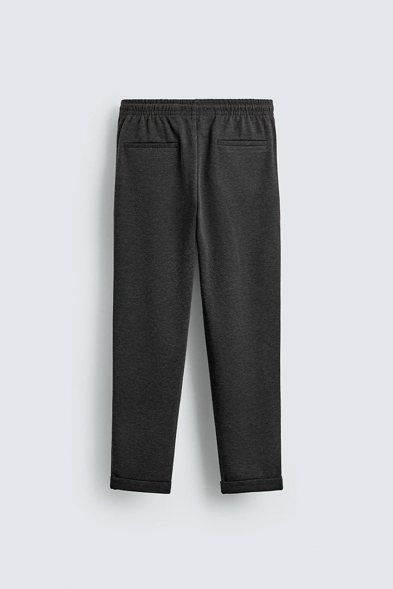 COMFORT NON-IRON JOGGER-WAIST PANTS
