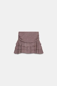 SOFT RUFFLED SKIRT
