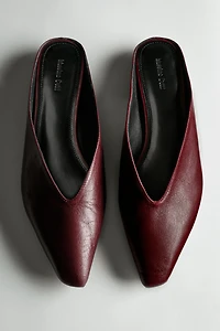 Mules soft en cuir