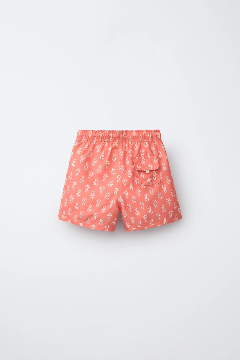 AGES 6-14 / PRINTED SWIM SHORTS
