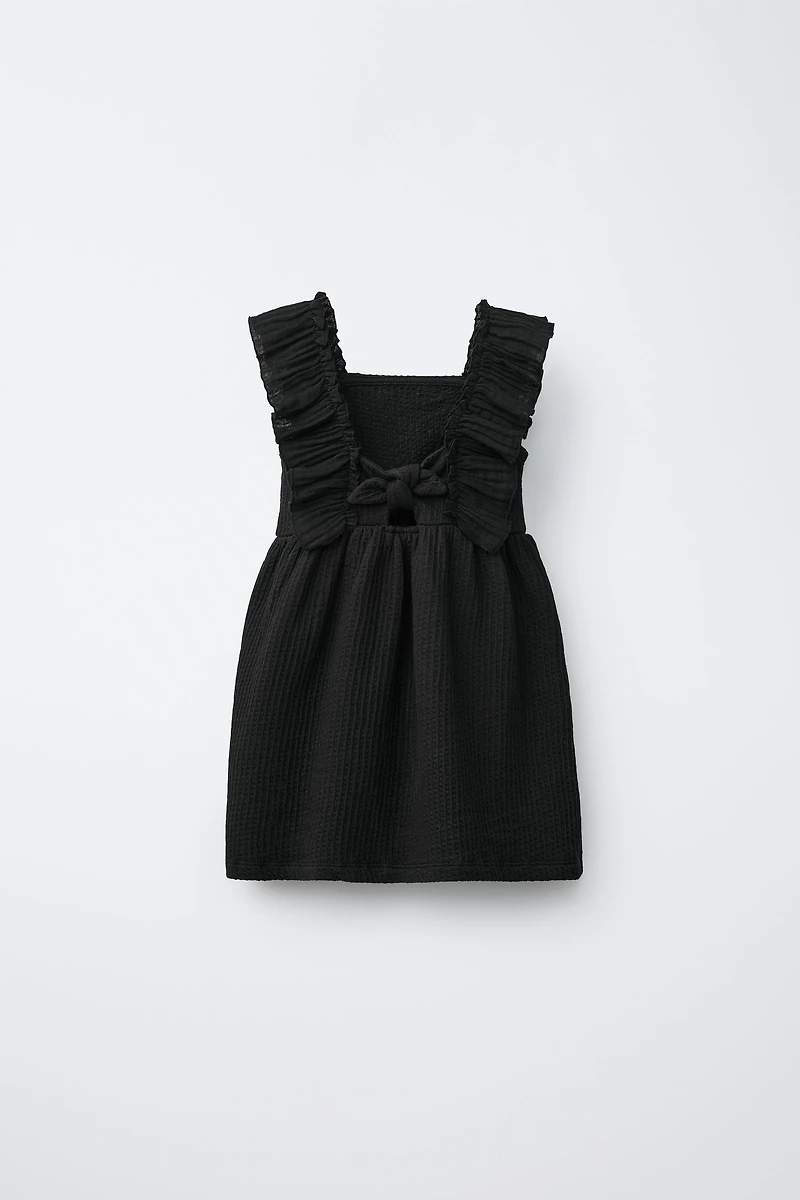 COMBINATION TEXTURED DRESS