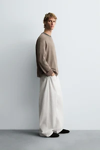 WASHED TEXTURED SWEATER