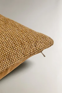 HOUSSE DE COUSSIN COTON ET LAINE