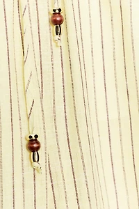 STRIPED LINEN PANTS