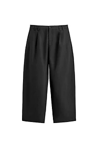 PINSTRIPE SUIT PLEATED PANTS