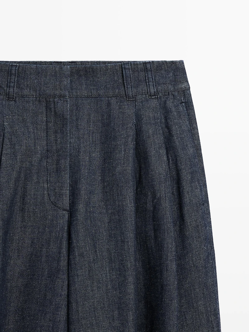 Balloon fit denim