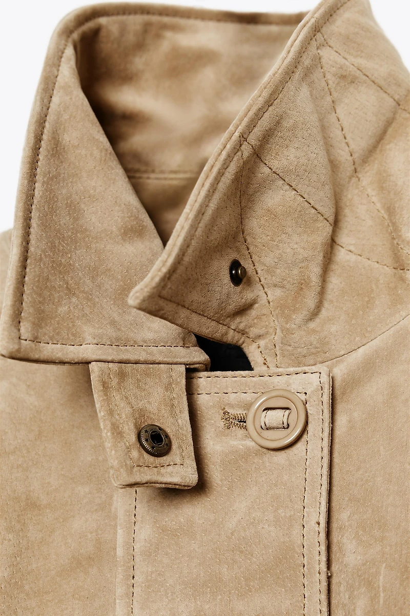 VESTE EN DAIM