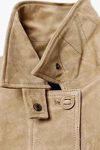 VESTE EN DAIM