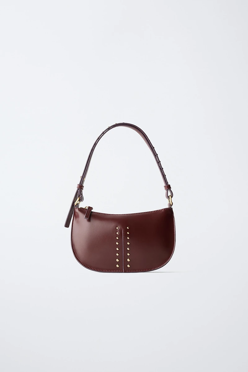 STUDDED SHOULDER BAG